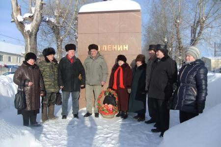 Коммунисты Томской области почтили память Владимира Ильича Ленина