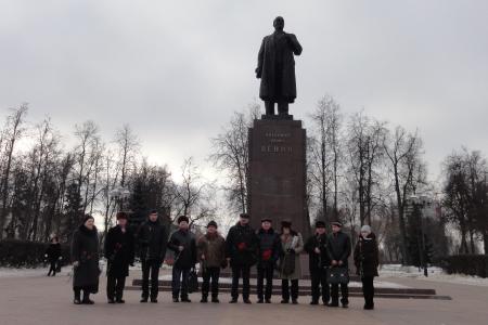 Московская область. Подольские коммунисты почтили память Владимира Ленина