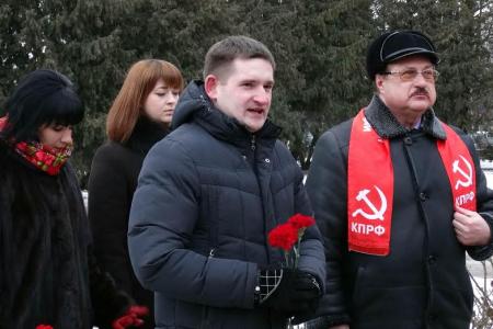 Курская область. Цветы – Ленину