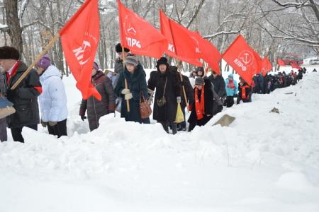 Этих дней не смолкнет слава! 93-ю годовщину победы Народно-революционной армии в Волочавском бою почтили коммунисты Дальнего Востока