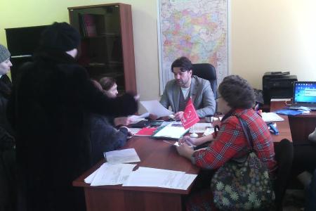 Республика Башкортостан. Депутат-коммунист А.А. Ющенко провел прием избирателей