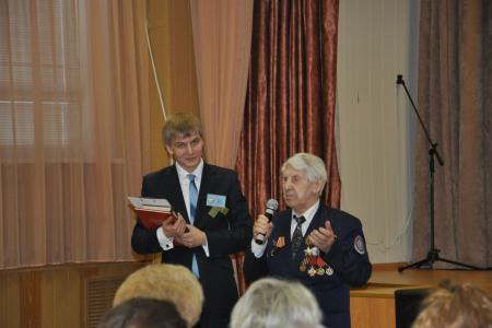Руководство спортклуба КПРФ на 50-летии музея Подольских курсантов