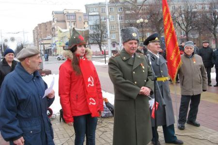 Калуга. Слава Советской Красной Армии!