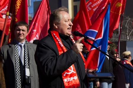 С.П.Обухов на митинге в Краснодаре: Как отвечать на вопросы "шо воны коммунисты зробылы" для обороноспособности страны