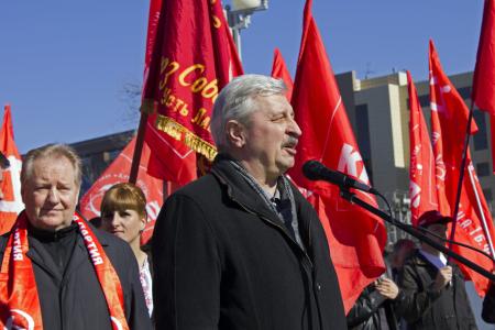 Краснодар: «Народ и Армия едины». Шествие и митинг КПРФ и Союза офицеров в столице Кубани