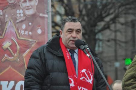В Санкт-Петербурге состоялся митинг по случаю 97-й годовщины создания Красной Армии