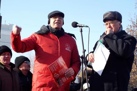 Оренбургская область. В Орске состоялся митинг против политики губернатора от "Единой России" Ю.А. Берга