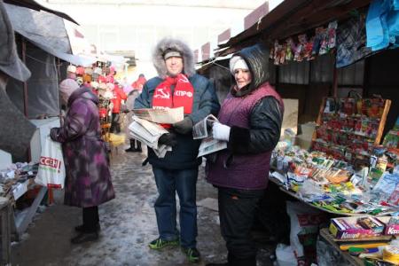 Республика Марий Эл. Агитационный коллектив коммунистов и комсомольцев ведет работу в районах