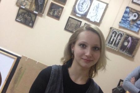Архангельская область. Выставка молодого художника, сторонницы КПРФ Екатерины Маковчук