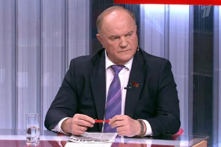 Г.А. Зюганов принял участие в программе «Структура момента» на Первом канале