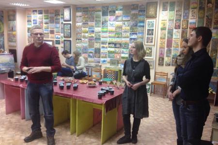 Архангельская область. Выставка молодого художника, сторонницы КПРФ Екатерины Маковчук