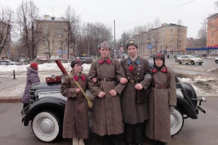 В подмосковном Подольске прошел празднично-образовательный митинг, посвящённый дню создания Красной Армии и Военно-Морского Флота
