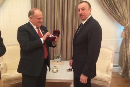 Г.А. Зюганов провел встречу с Президентом Азербайджана И.Г. Алиевым