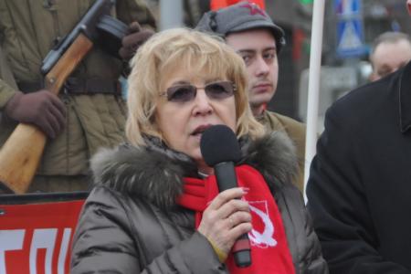 В Санкт-Петербурге состоялся митинг по случаю 97-й годовщины создания Красной Армии