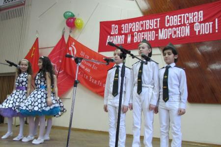 "Да здравствует 97-я годовщина создания Советской Армии и Военно-Морского Флота!". Праздничные мероприятия в республике Адыгея 