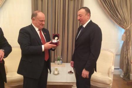 Г.А. Зюганов провел встречу с Президентом Азербайджана И.Г. Алиевым