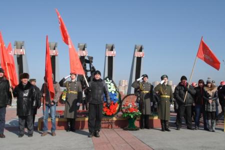 Забайкальский край. День Советской Армии и Военно-морского флота в Чите