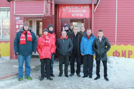 Республика Марий Эл. Агитационный коллектив коммунистов и комсомольцев ведет работу в районах