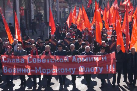 Краснодар: «Народ и Армия едины». Шествие и митинг КПРФ и Союза офицеров в столице Кубани