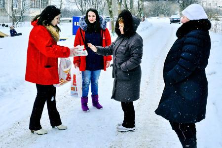 Ивановская область. Комсомольцы Иванова и Шуи провели автопробег в защиту Знамени Победы