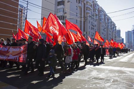 Краснодар: «Народ и Армия едины». Шествие и митинг КПРФ и Союза офицеров в столице Кубани