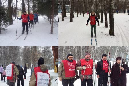 От спортивных побед – к нашей Победе! Тульские коммунисты организовали лыжные гонки и готовятся к проведению турнира по хоккею