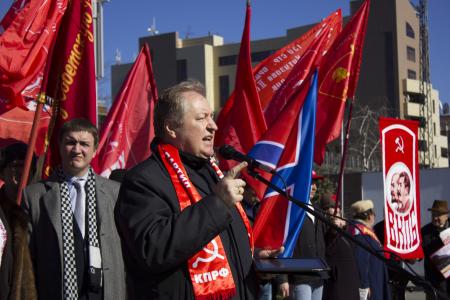 Краснодар: «Народ и Армия едины». Шествие и митинг КПРФ и Союза офицеров в столице Кубани