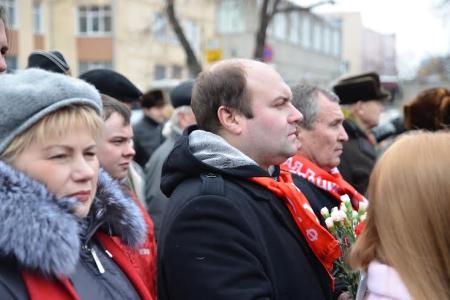 Рязанские коммунисты возложили цветы к Вечному огню