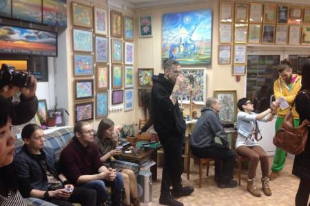 Архангельская область. Выставка молодого художника, сторонницы КПРФ Екатерины Маковчук