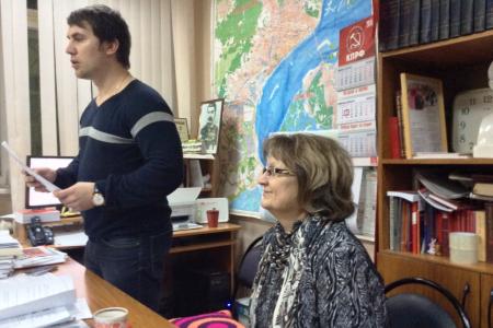 Саратов. О.Н. Алимова приняла участие в пленуме фрунзенского райкома КПРФ