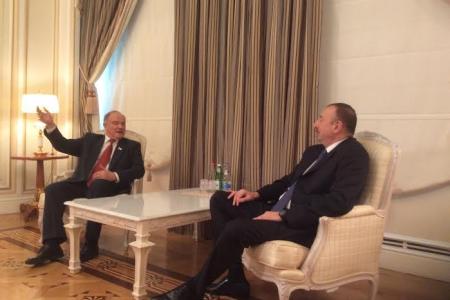 Г.А. Зюганов провел встречу с Президентом Азербайджана И.Г. Алиевым