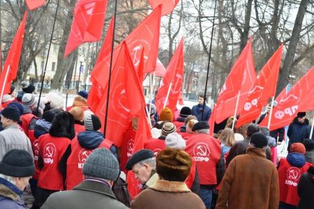 С Днем Советской Армии! Праздничный митинг КПРФ в  Туле