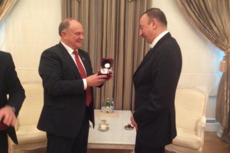 Г.А. Зюганов провел встречу с Президентом Азербайджана И.Г. Алиевым