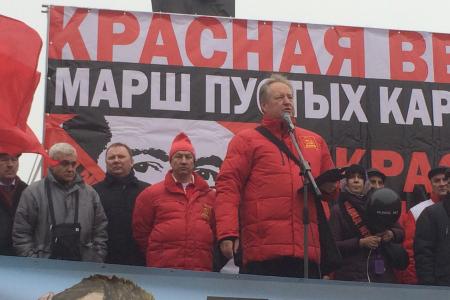 С.П.Обухов: Димон, выйди вон! Время либералов закончилось. Выступление на антилиберальном марше в Москве