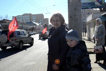 Крым вернулся домой! Олег Лебедев возглавил автопробег тульских коммунистов