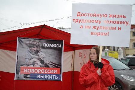 В Нижнем Новгороде проходят пикеты в поддержку закона «О детях войны»