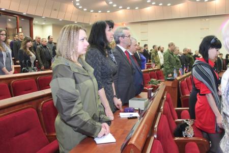 Делегация коммунистов во главе с К.К. Тайсаевым посетила с гуманитарным визитом Донецкую и Луганскую Народные Республики