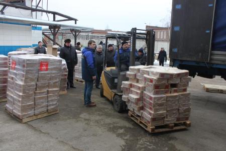 Делегация коммунистов во главе с К.К. Тайсаевым посетила с гуманитарным визитом Донецкую и Луганскую Народные Республики