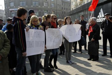 Сплотимся в борьбе! В Воронеже состоялся митинг, приуроченный к 24-й годовщине референдума о сохранении СССР