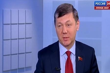 Д.Г. Новиков на телеканале «Россия 24». Разговор о подоходном налоге, о Новороссии, о борьбе с антисоветизмом и возвращении Сталинграду его гордого имени