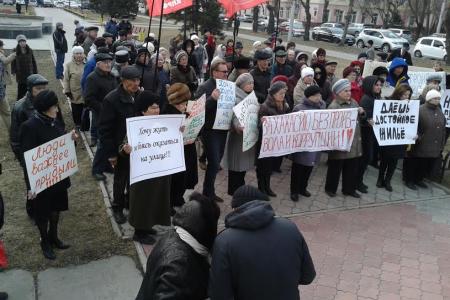 В столице Хакасии городе Абакане прошел митинг против коррупции