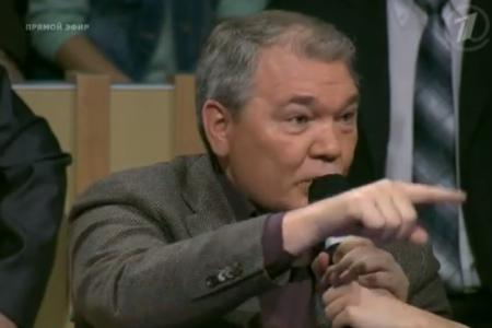 Л.И. Калашников принял участие в программе первого канала ТВ "Время покажет"