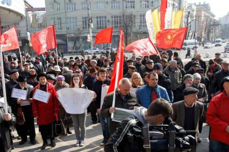Сплотимся в борьбе! В Воронеже состоялся митинг, приуроченный к 24-й годовщине референдума о сохранении СССР