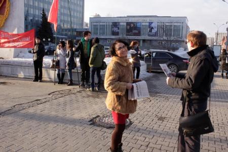 В Перми прошёл пикет, посвящённый памяти И.В. Сталина