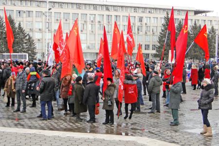Актив Благовещенского отделения КПРФ принял участие в митинге-концерте в честь годовщины воссоединения Крыма с Россией