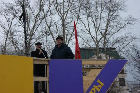 В городе Орлов Кировской области прошёл митинг против бездарной социально-экономической политики власти и за отставку губернатора Белых
