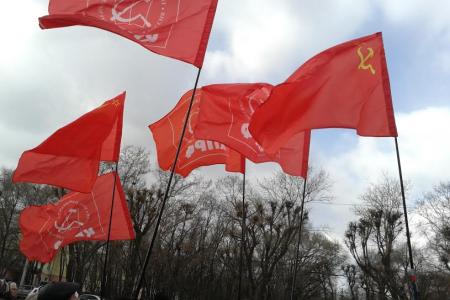 В столице Хакасии городе Абакане прошел митинг против коррупции
