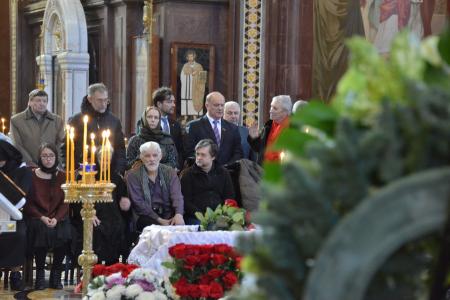 "Ушел из жизни один из самых гениальных писателей и граждан нашей страны". Г.А. Зюганов принял участие в церемонии прощания с В.Г. Распутиным