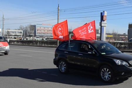 Крым вернулся домой! Олег Лебедев возглавил автопробег тульских коммунистов