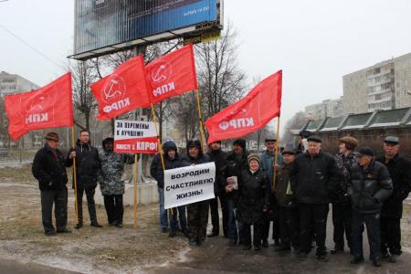 «России - новую экономическую политику!». Пикеты в Орловской области
